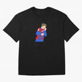Gavi Barcelona Oversized T-Shirt Follow the Final Road of FIFA World Cup 2026 Spirit, Capturing France and Portugal, Messi and Cristiano Ronaldo, Goal Celebration Energy, Supporter Heritage, Football Icons and Worldwide Tournament Joy; Ideal for