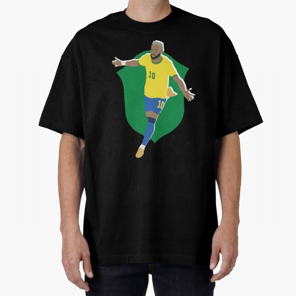 Neymar Jr Brazil Superstar Copa America Active T-Shirt Honor the Beautiful Game during Global Football Passion for FIFA World Cup 2026 Group Stage, Made for Mbappe, Portugal, Spain and Germany, Vintage Soccer Flavor, Modern Football Stars, National