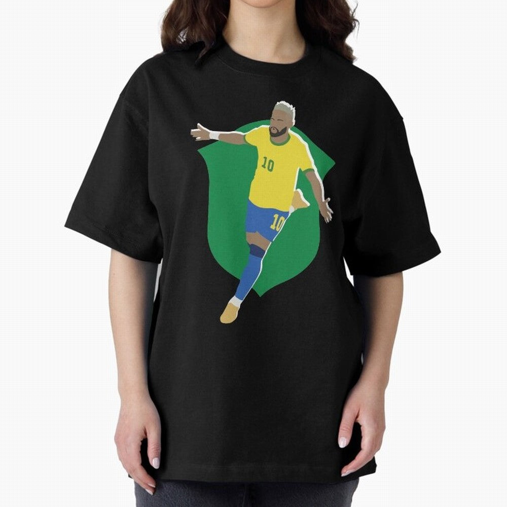 Neymar Jr Brazil Superstar Copa America Active T-Shirt Honor the Beautiful Game during Global Football Passion for FIFA World Cup 2026 Group Stage, Made for Mbappe, Portugal, Spain and Germany, Vintage Soccer Flavor, Modern Football Stars, National
