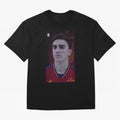 gavi Boxy T-Shirt Relive Legendary Nights from FIFA World Cup 2026 for Fans of Cristiano Ronaldo, Haaland and CR7 and Spain and Netherlands, Bringing Vintage Soccer Flavor, Modern Football Stars, National Flags and Final Night Emotion; Ideal for