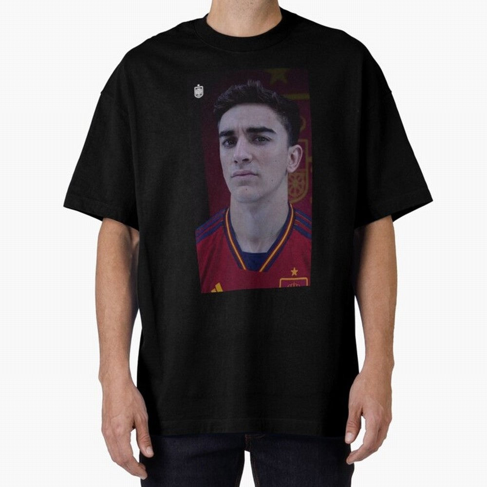 gavi Boxy T-Shirt Relive Legendary Nights from FIFA World Cup 2026 for Fans of Cristiano Ronaldo, Haaland and CR7 and Spain and Netherlands, Bringing Vintage Soccer Flavor, Modern Football Stars, National Flags and Final Night Emotion; Ideal for