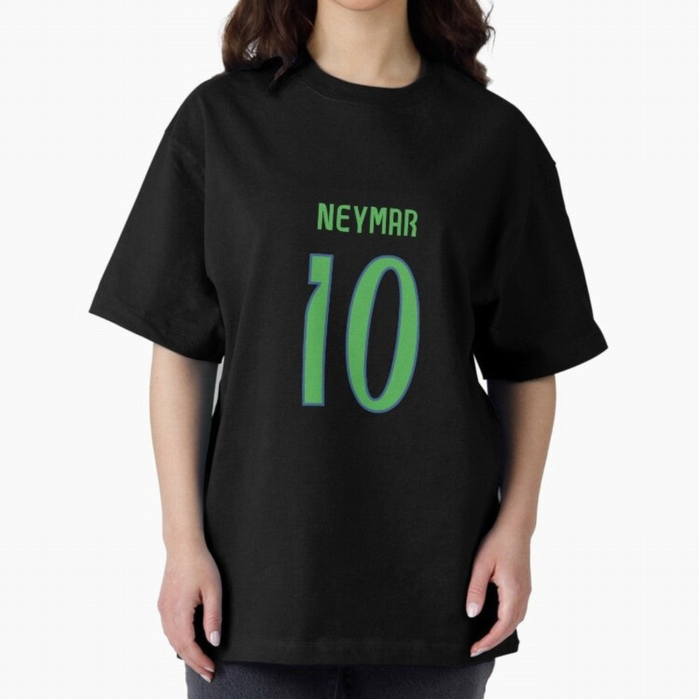 Neymar Jr Brazil Home Jersey 2024 Classic T-Shirt Show Your Tournament Heart for FIFA World Cup 2026 Group Stage for Fans of Mbappe and Germany, Bringing Soccer Culture, Superstar Moments, National Team Dreams and Competitive Fire; Ideal for Fans
