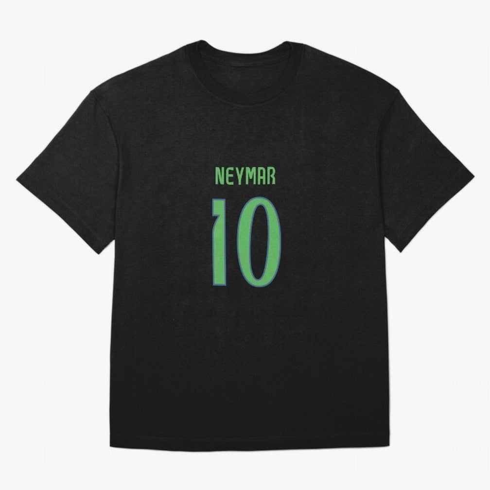 Neymar Jr Brazil Home Jersey 2024 Classic T-Shirt Show Your Tournament Heart for FIFA World Cup 2026 Group Stage for Fans of Mbappe and Germany, Bringing Soccer Culture, Superstar Moments, National Team Dreams and Competitive Fire; Ideal for Fans