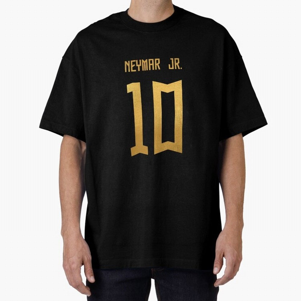 Copy of Neymar Jr Brazil Jersey 2023 Oversized T-Shirt Celebrate Football Dreams Across FIFA World Cup 2026 Group Stage for Fans of Haaland and Mbappe and Brazil, Portugal and Argentina, Bringing Global Supporter Spirit, Legendary Goals, National