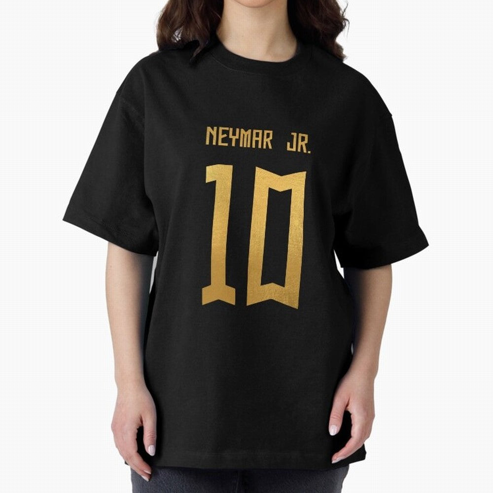 Copy of Neymar Jr Brazil Jersey 2023 Oversized T-Shirt Celebrate Football Dreams Across FIFA World Cup 2026 Group Stage for Fans of Haaland and Mbappe and Brazil, Portugal and Argentina, Bringing Global Supporter Spirit, Legendary Goals, National