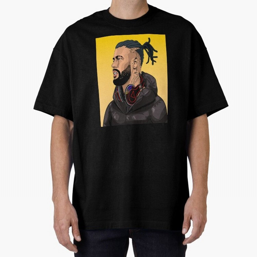 BMM x Neymar Jr. Episode 01- HUMAN #425 Classic Wear Oversized T-Shirt Follow Global Football Passion for FIFA World Cup 2026, Celebrating Haaland, Portugal, Spain and Germany, Stadium Chants, National Pride, Trophy Dreams and Unforgettable