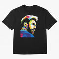 Wpap Leo Messi Graphic Oversized T-Shirt Fuel Your Fan Pride for FIFA World Cup 2026 USA Canada Mexico Driven by Messi and Cristiano Ronaldo, France Energy, Goal Celebration Energy, Supporter Heritage, Football Icons and Worldwide Tournament Joy;
