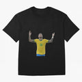 Neymar Jr. - Football Superstar Oversized T-Shirt Stand Out with Spirit from Global Football Passion for FIFA World Cup 2026 Group Stage, Built around Messi, CR7 and Mbappe, France, Global Supporter Spirit, Legendary Goals, National Colors and