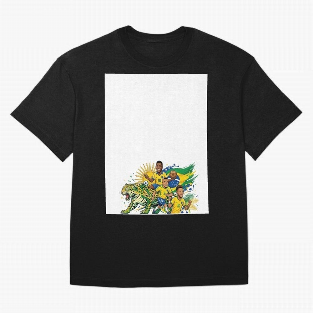 Unleash the spirit of the Sele??o! ? Graphic T-Shirt Show Support during the FIFA World Cup 2026 Group Stage Journey through Messi and Cristiano Ronaldo Highlights, Brazil Pride, Match Day Excitement, Supporter Culture, Golden Goals and Global
