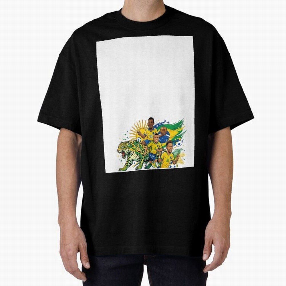 Unleash the spirit of the Sele??o! ? Graphic T-Shirt Show Support during the FIFA World Cup 2026 Group Stage Journey through Messi and Cristiano Ronaldo Highlights, Brazil Pride, Match Day Excitement, Supporter Culture, Golden Goals and Global