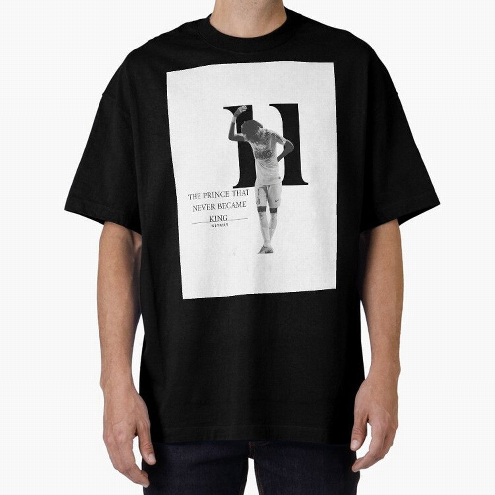 The Prince that never became king- neymar jr quote Graphic T-Shirt Remember Iconic Moments from FIFA World Cup 2026 for Fans of Haaland and Mbappe and Spain, Bringing Classic Soccer Heritage, Championship Pressure, Fan Loyalty and International