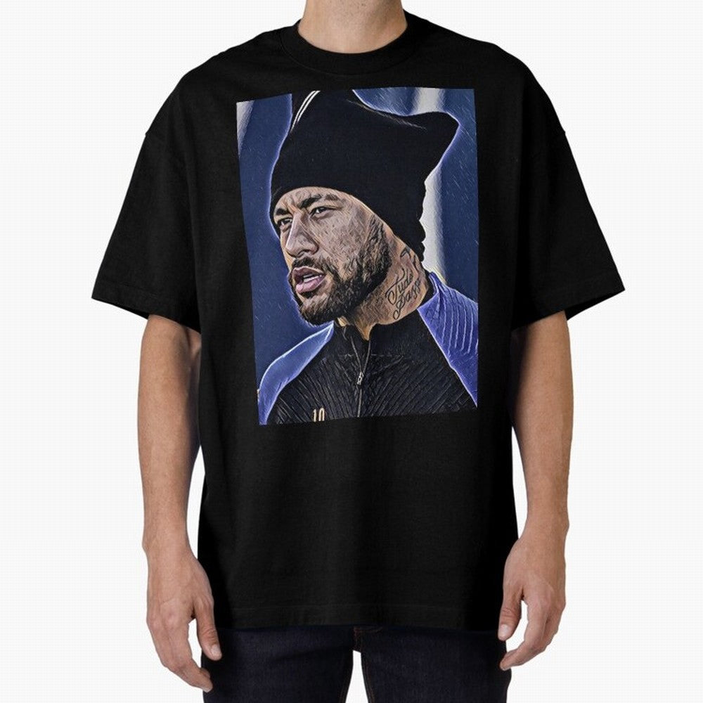 Neymar All Time Greatest Footballer Oversized T-Shirt Show Your Love for Global Football Passion for FIFA World Cup 2026 Group Stage, Made for Cristiano Ronaldo, France and Portugal, Soccer Culture, Superstar Moments, National Team Dreams and
