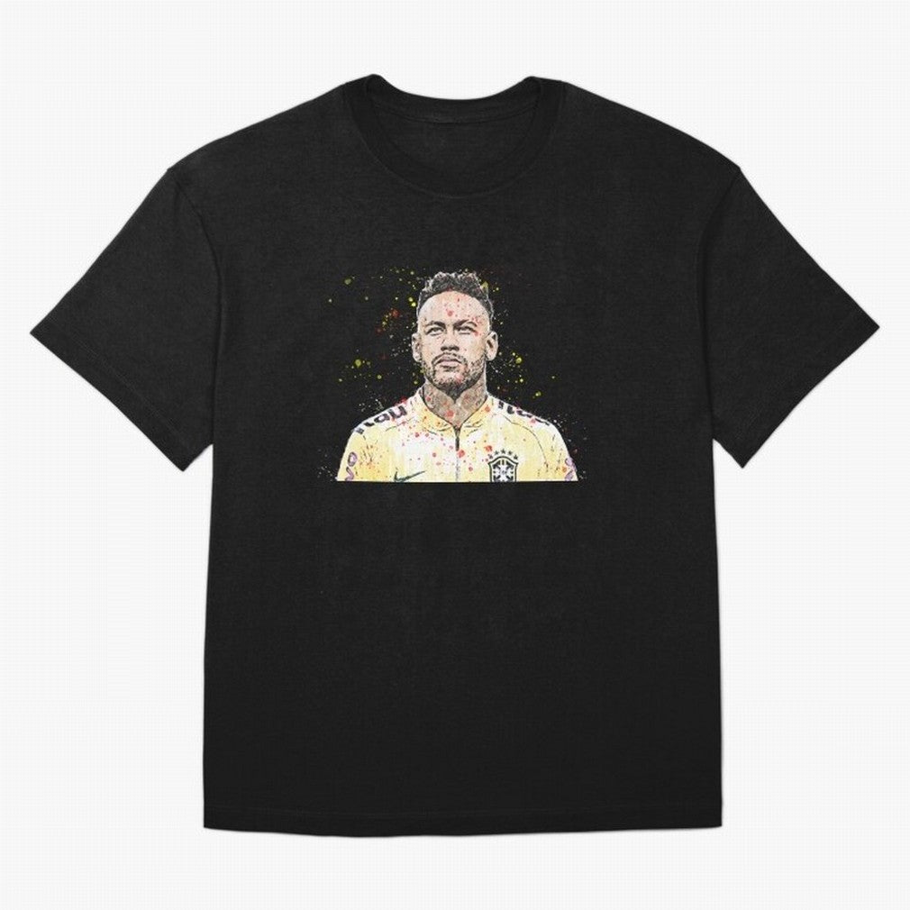 Neymar Neymar Oversized T-Shirt Celebrate Global Passion for FIFA World Cup 2026 Group Stage Built around Haaland and Mbappe, Brazil Energy, Football Festival Excitement, Trophy Ambitions, Country Rivalries and Star Player Buzz; Perfect for