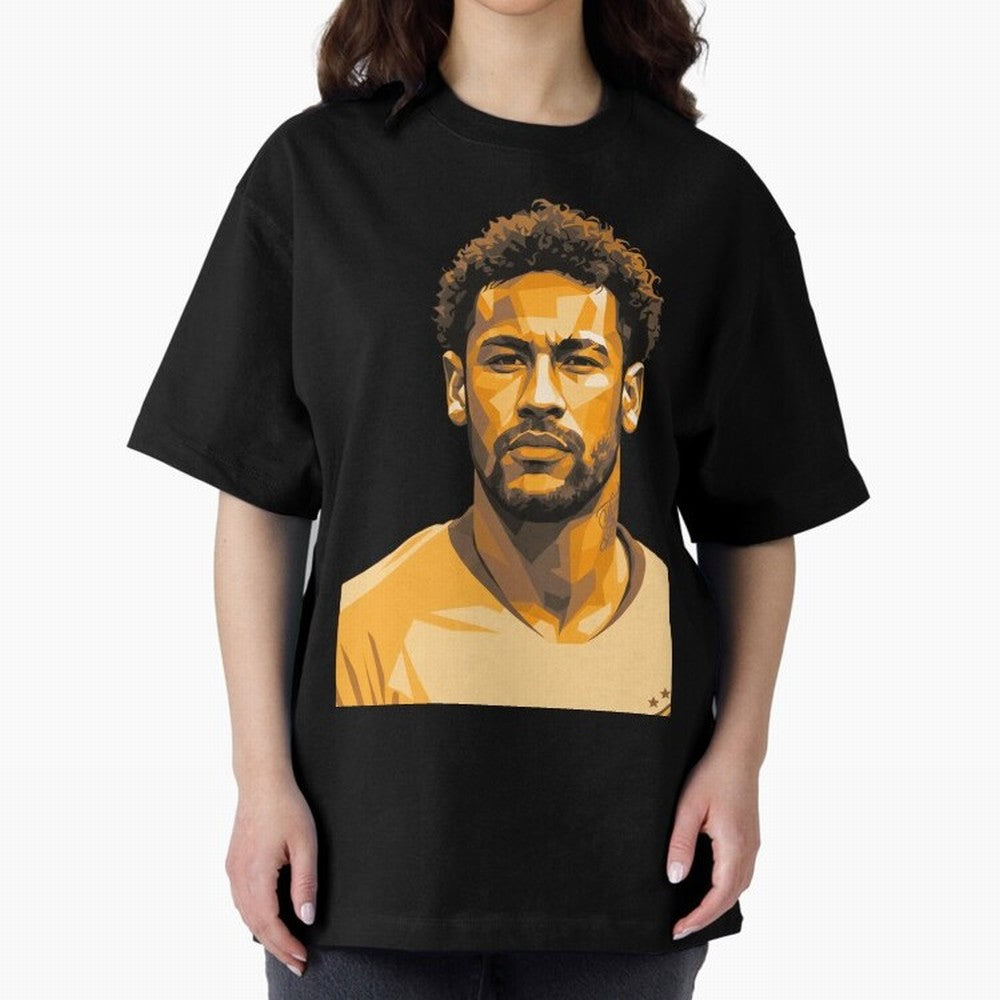 Neymar Oversized T-Shirt Honor Football Greatness during FIFA World Cup 2026 Spirit, Featuring England, Messi and Cristiano Ronaldo, Game Day Rituals, Football Legends, Country Pride and the Road to the Final; Made for Collectors Who Enjoy Iconic
