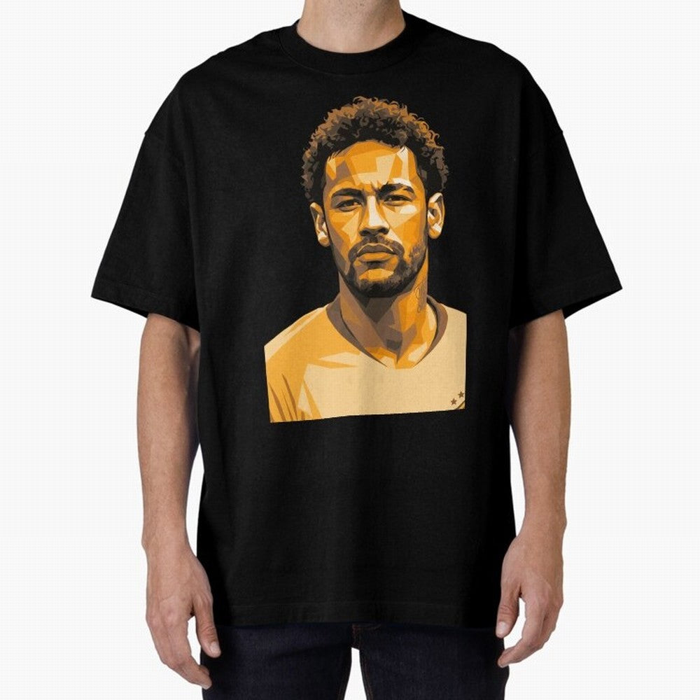 Neymar Oversized T-Shirt Honor Football Greatness during FIFA World Cup 2026 Spirit, Featuring England, Messi and Cristiano Ronaldo, Game Day Rituals, Football Legends, Country Pride and the Road to the Final; Made for Collectors Who Enjoy Iconic
