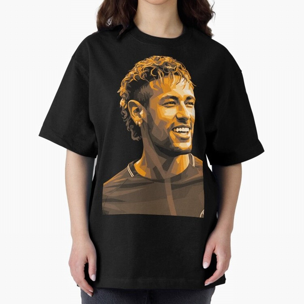 Neymar Oversized T-Shirt Celebrate National Team Dreams in FIFA World Cup 2026 Spirit, with Netherlands, Neymar, Haaland and Cristiano Ronaldo, Classic Soccer Heritage, Championship Pressure, Fan Loyalty and International Pride; Made for Collectors