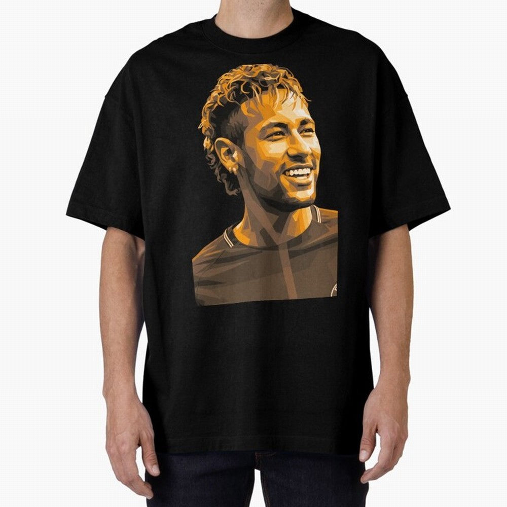 Neymar Oversized T-Shirt Celebrate National Team Dreams in FIFA World Cup 2026 Spirit, with Netherlands, Neymar, Haaland and Cristiano Ronaldo, Classic Soccer Heritage, Championship Pressure, Fan Loyalty and International Pride; Made for Collectors