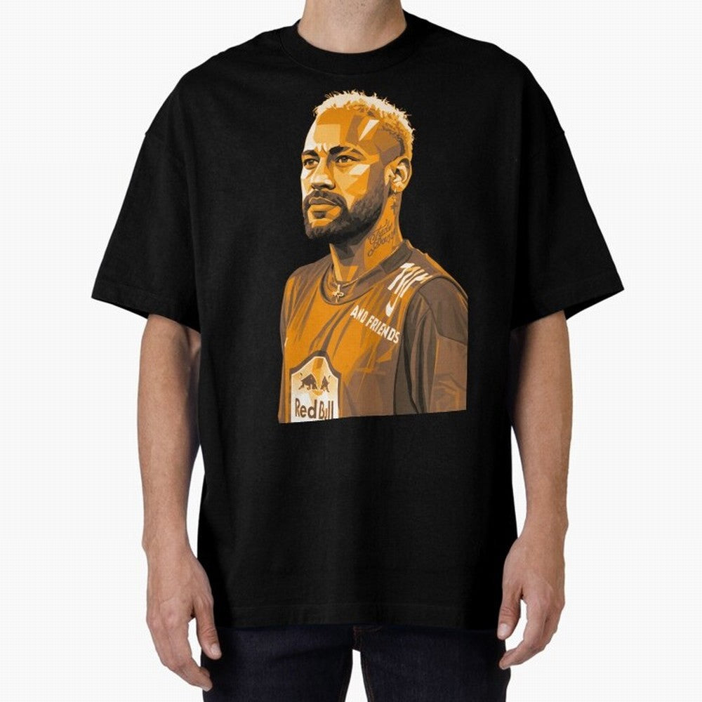 Neymar Oversized T-Shirt Celebrate the Road through FIFA World Cup 2026 USA Canada Mexico Capturing CR7 and Messi, Argentina and Brazil Energy, Football History, Final Match Energy, Crowd Noise and Once in a Lifetime Moments; Made for Collectors