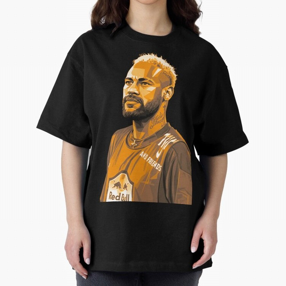 Neymar Oversized T-Shirt Celebrate the Road through FIFA World Cup 2026 USA Canada Mexico Capturing CR7 and Messi, Argentina and Brazil Energy, Football History, Final Match Energy, Crowd Noise and Once in a Lifetime Moments; Made for Collectors