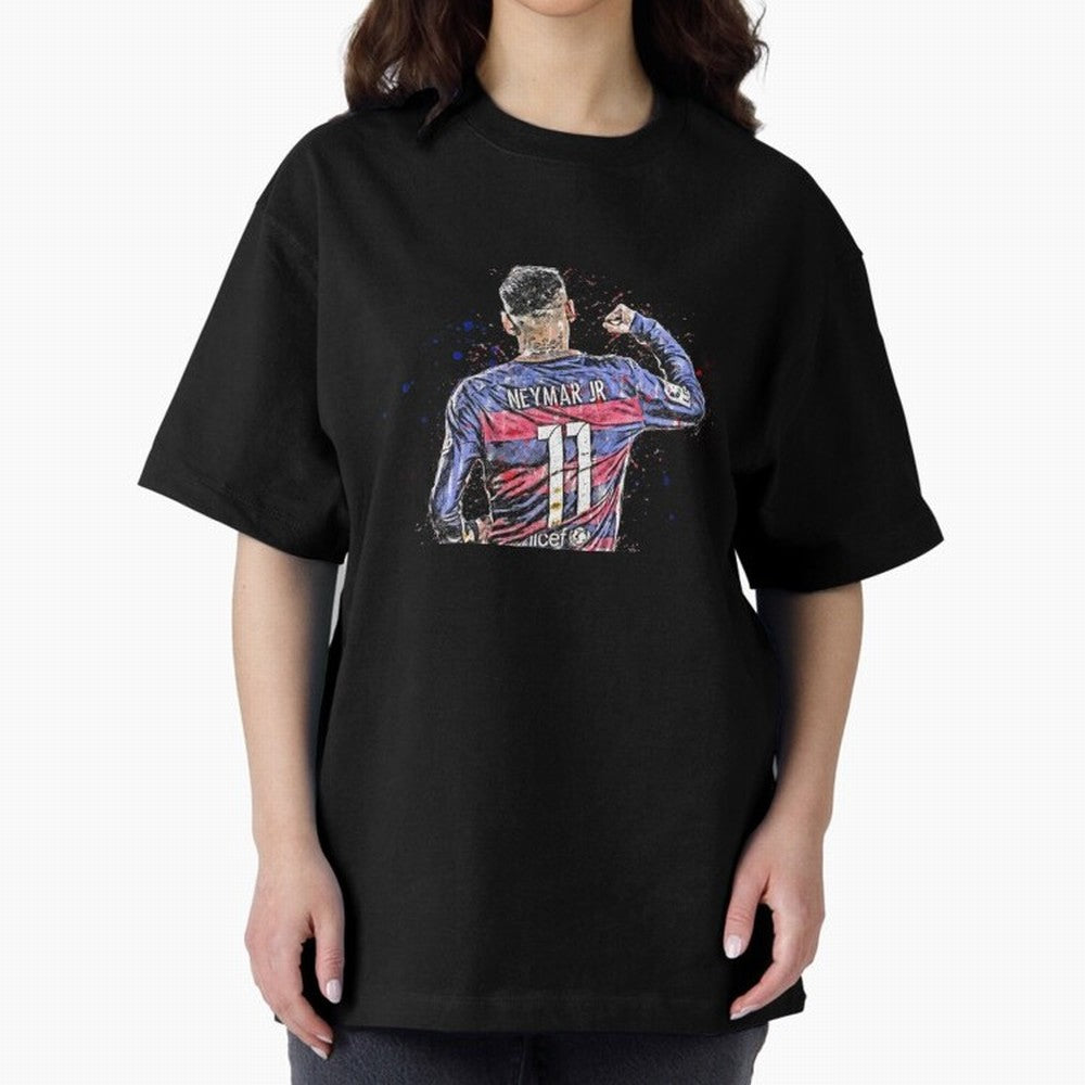 Neymar Neymar Oversized T-Shirt Celebrate the Magic of FIFA World Cup 2026 Spirit, Made for Argentina and Brazil, Messi, Neymar and Mbappe, Retro Football Energy, Iconic Rivalries, Trophy Chase Drama and Stadium Atmosphere; Perfect for Fans,
