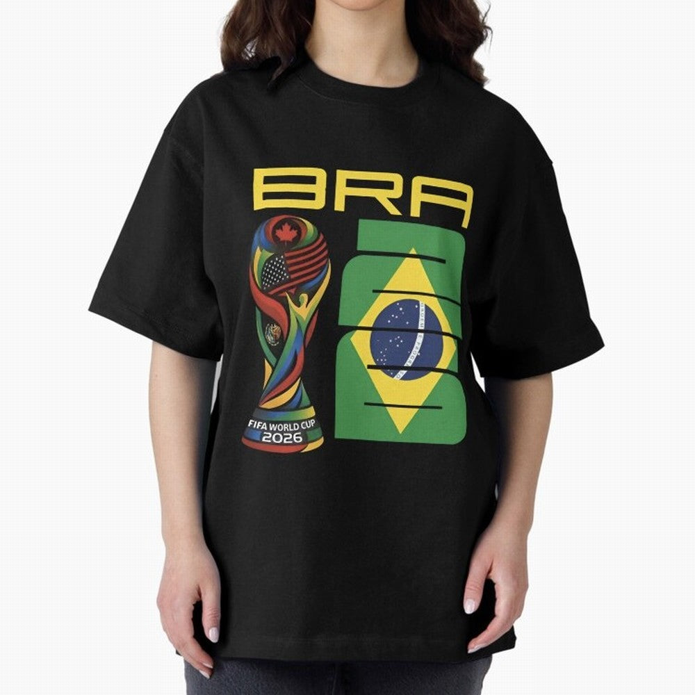 Brazil Soccer World Cup 2026 Fan Art - Selecao 2026 Essential T-Shirt Celebrate Football Heritage in Global Football Passion for FIFA World Cup 2026 Group Stage, Inspired by Cristiano Ronaldo, Haaland and CR7, Argentina and Brazil, Tournament Hype,