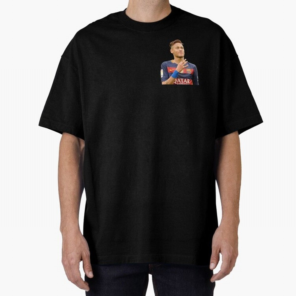 Neymar Oversized T-Shirt Elevate Match Day Hype around FIFA World Cup 2026, CR7 and Messi, Germany, Retro Football Energy, Iconic Rivalries, Trophy Chase Drama and Stadium Atmosphere; Perfect for Supporters Who Want Bold Football Energy, Global