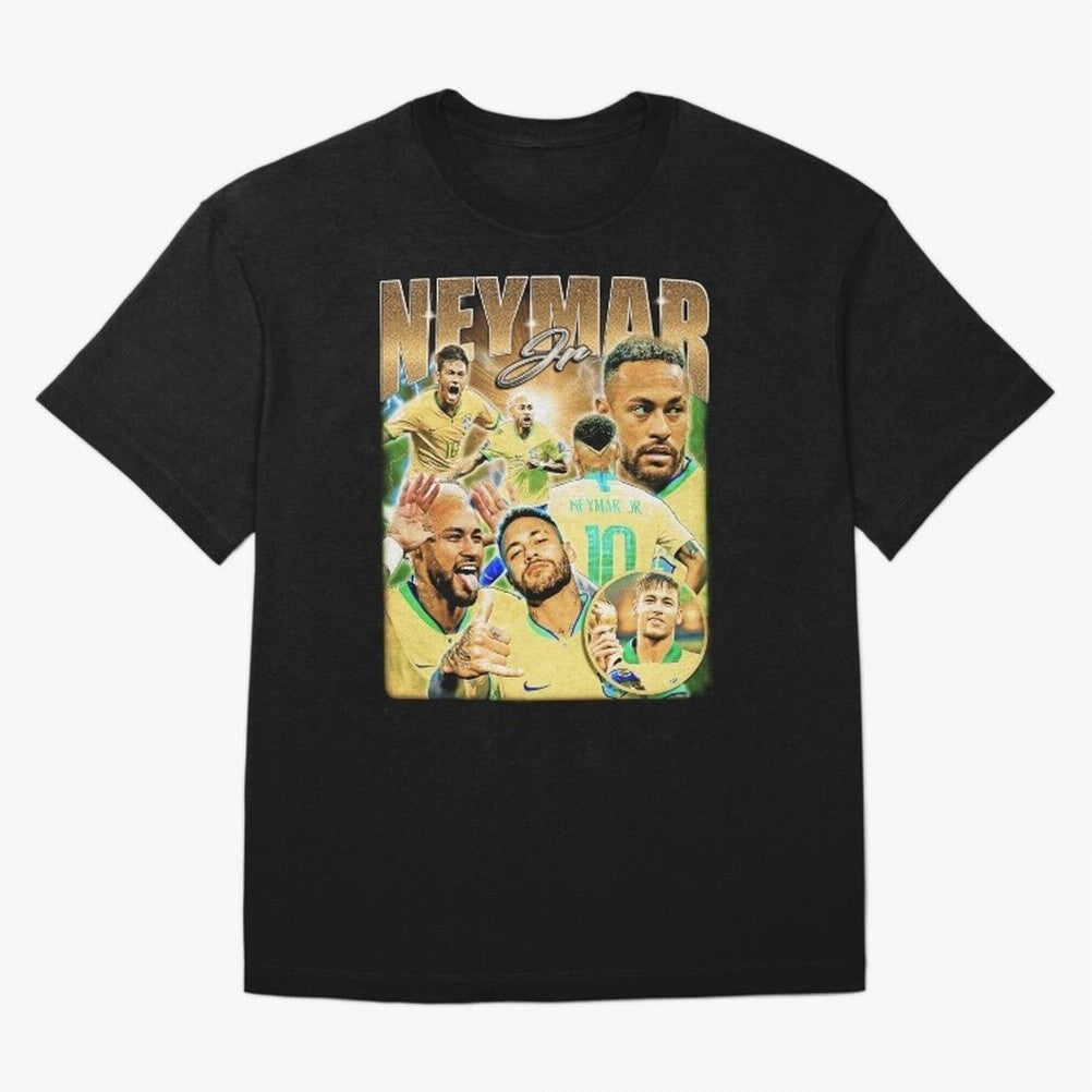 The Best Neymar 10 Vintage 90s Vintage Bootleg Style Oversized T-Shirt Celebrate Unforgettable Nights in the FIFA World Cup 2026 USA Canada Mexico Journey through CR7 Highlights, Brazil Pride, Global Supporter Spirit, Legendary Goals, National