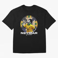 Neymar Junior Oversized T-Shirt Make Every Kick Count in FIFA World Cup 2026 for Fans of Messi and Cristiano Ronaldo and Portugal, Bringing Goal Celebration Energy, Supporter Heritage, Football Icons and Worldwide Tournament Joy; Great for Watch