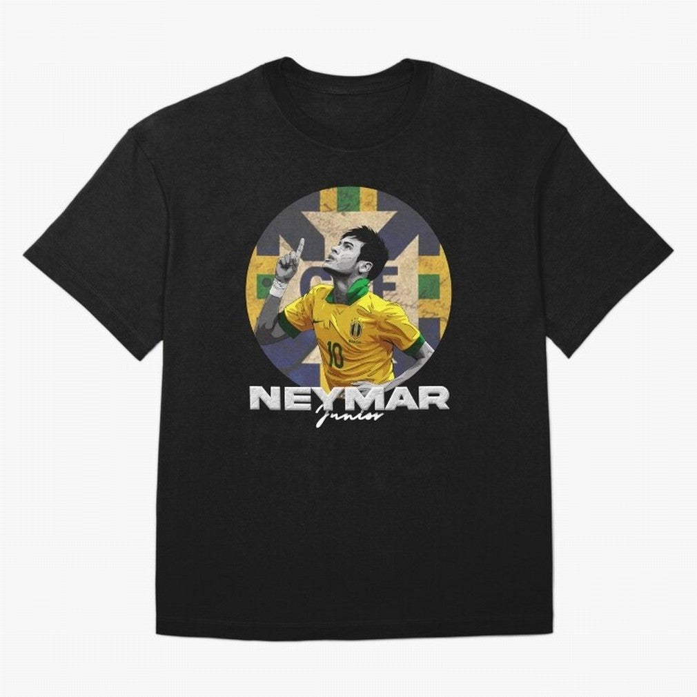 Neymar Junior Oversized T-Shirt Make Every Kick Count in FIFA World Cup 2026 for Fans of Messi and Cristiano Ronaldo and Portugal, Bringing Goal Celebration Energy, Supporter Heritage, Football Icons and Worldwide Tournament Joy; Great for Watch