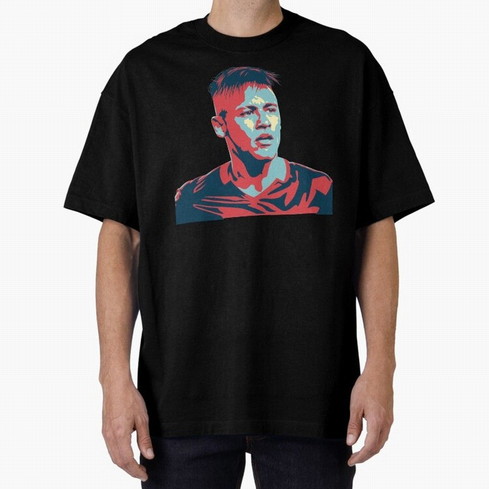 Neymar. Oversized T-Shirt Capture Stadium Memories from Match Day Hype around FIFA World Cup 2026 Group Stage, Messi, CR7 and Mbappe, Germany, Global Supporter Spirit, Legendary Goals, National Colors and Tournament Celebration; Great for