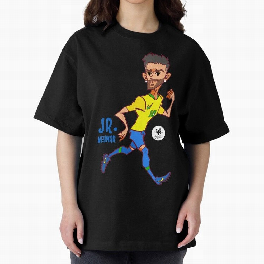 Neymar Oversized T-Shirt Enjoy Match Day Hype around FIFA World Cup 2026, Haaland, Argentina, France and Brazil, Tournament Hype, Historic Matchups, Family Viewing Parties and Global Sports Pride; Great for Supporters Who Love Legendary Players,