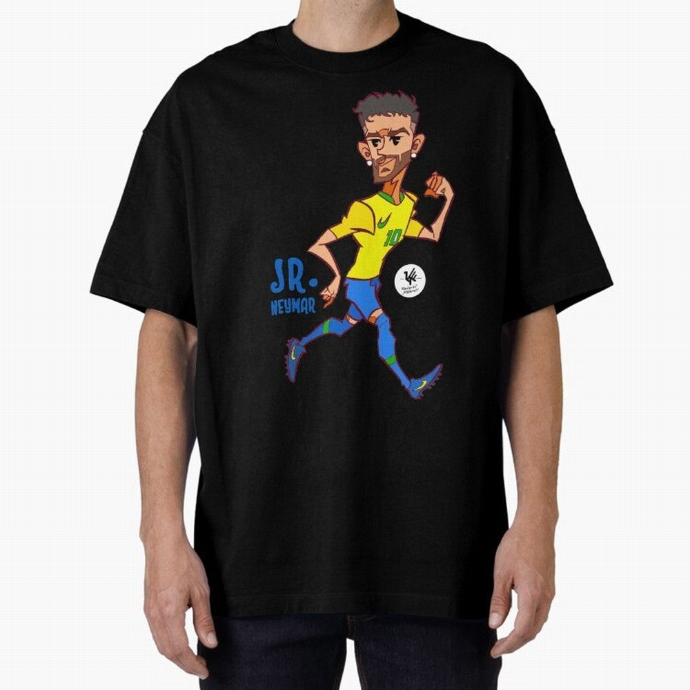 Neymar Oversized T-Shirt Enjoy Match Day Hype around FIFA World Cup 2026, Haaland, Argentina, France and Brazil, Tournament Hype, Historic Matchups, Family Viewing Parties and Global Sports Pride; Great for Supporters Who Love Legendary Players,