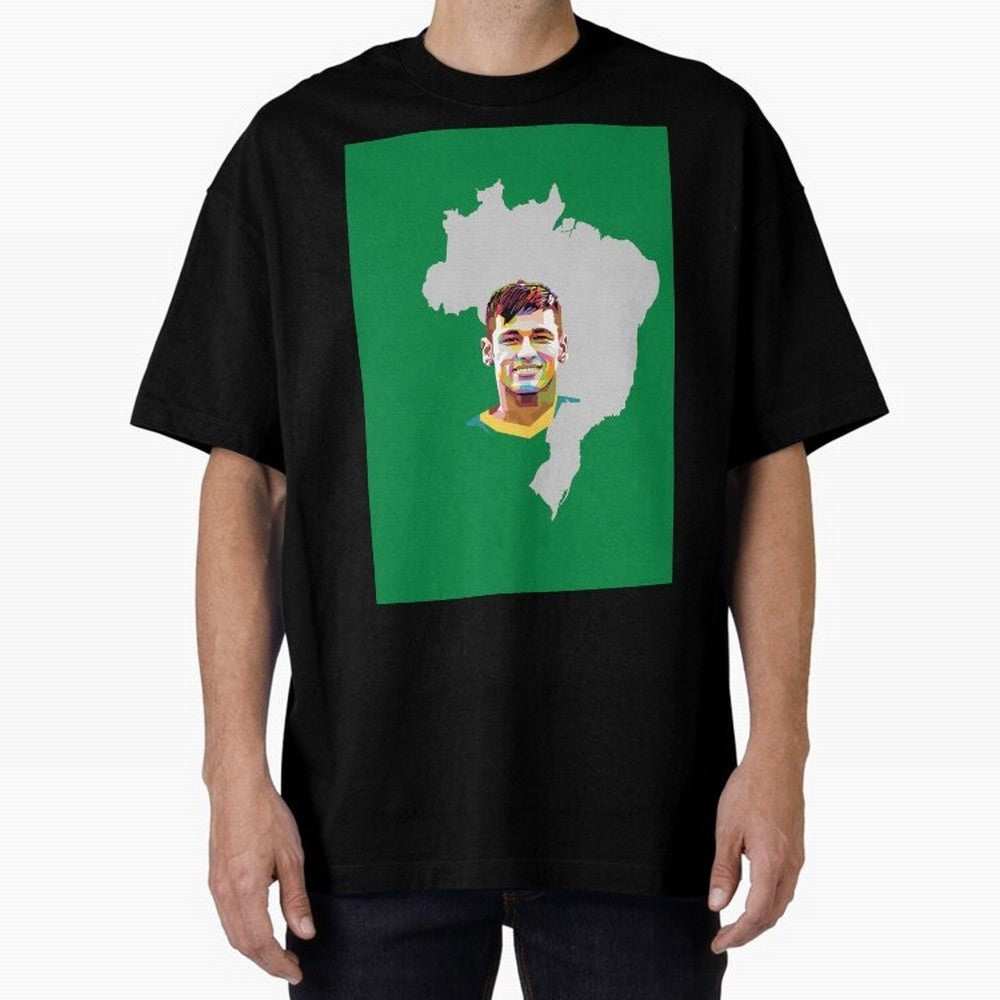 Neymar Classic T-Shirt Carry National Pride through FIFA World Cup 2026 Spirit, Inspired by England, Messi, Sports Nostalgia, International Competition, Famous Players and Unforgettable Victories; Perfect for Fans, Collectors, Family Gatherings,