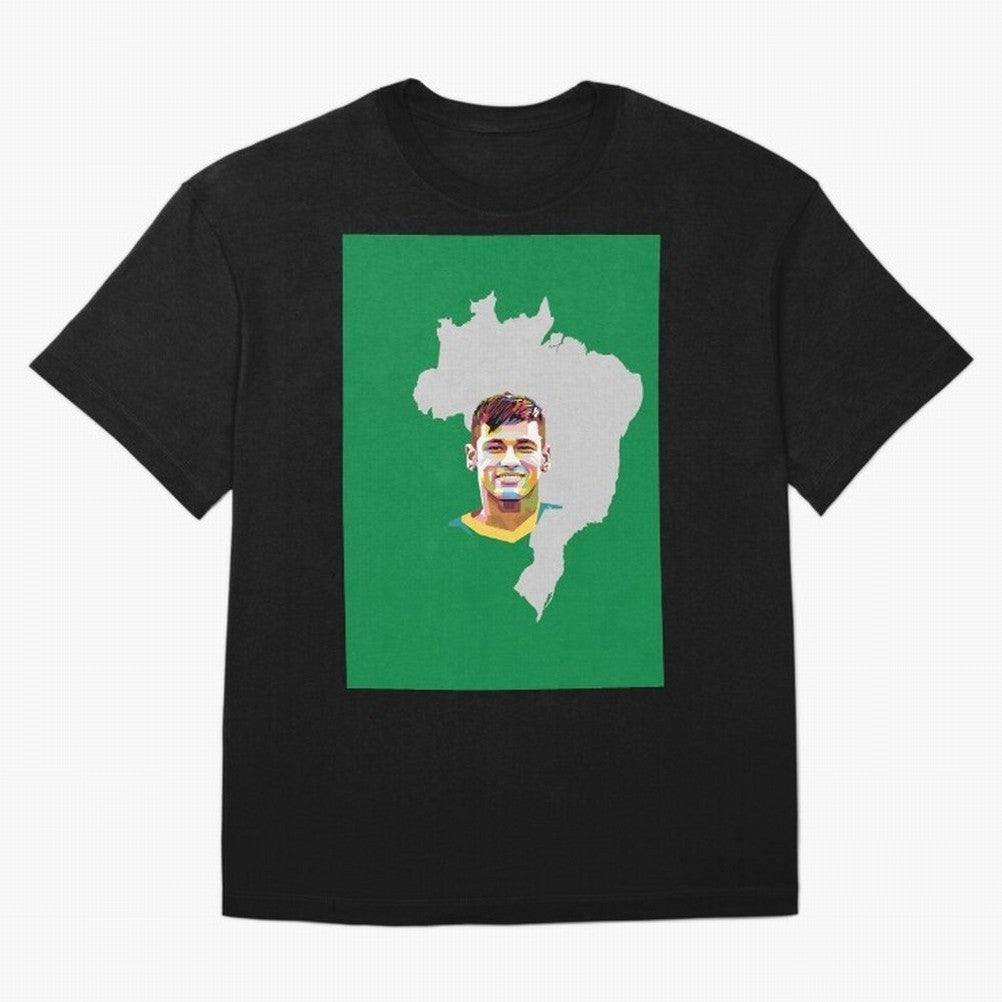 Neymar Classic T-Shirt Carry National Pride through FIFA World Cup 2026 Spirit, Inspired by England, Messi, Sports Nostalgia, International Competition, Famous Players and Unforgettable Victories; Perfect for Fans, Collectors, Family Gatherings,