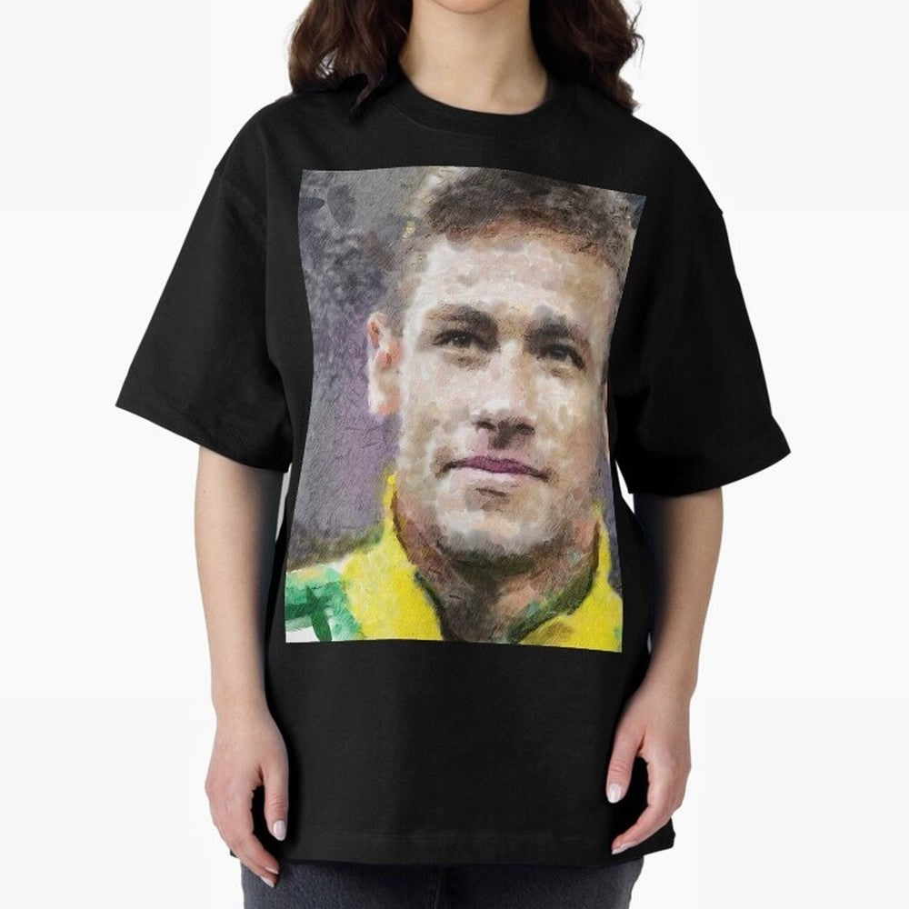 Neymar Oversized T-Shirt Show Support during FIFA World Cup 2026 USA Canada Mexico Spirit, Made for Brazil, Portugal and Argentina, CR7, Goal Celebration Energy, Supporter Heritage, Football Icons and Worldwide Tournament Joy; Built for Supporters