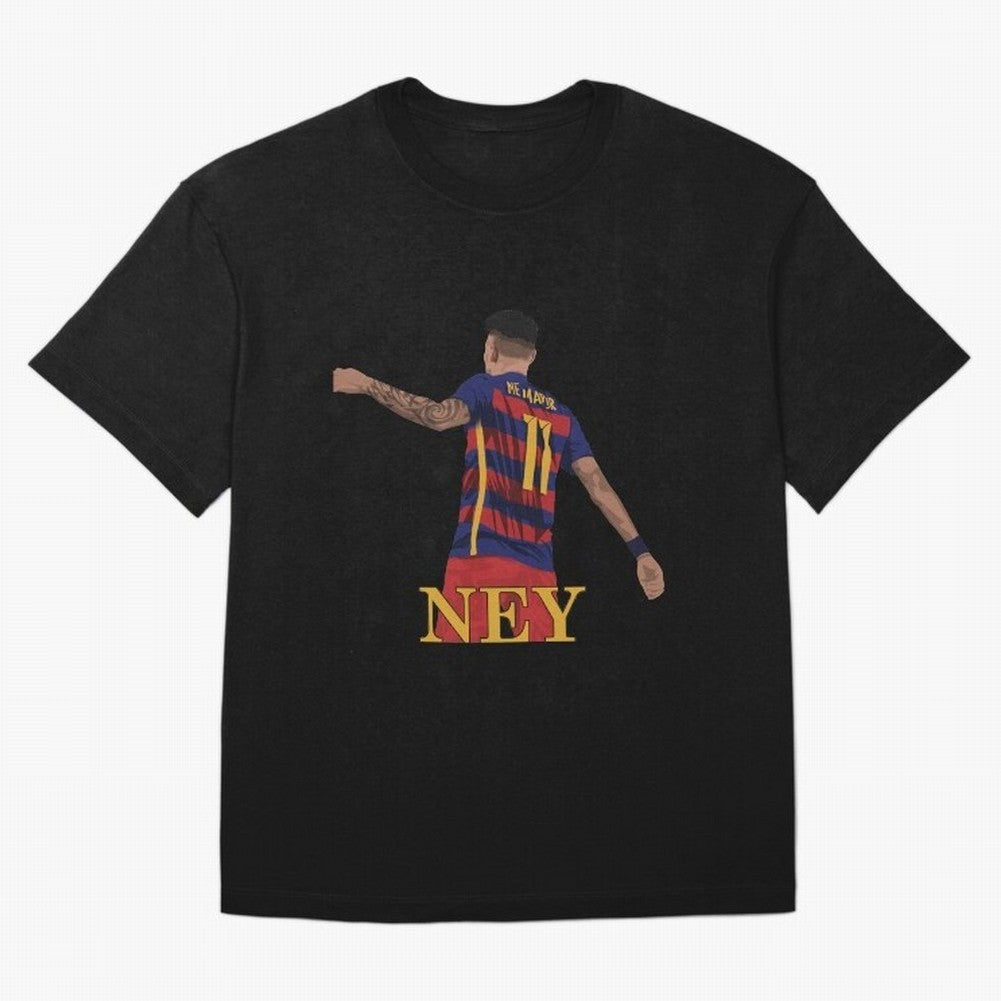 Neymar Oversized T-Shirt Show Championship Spirit for Match Day Hype around FIFA World Cup 2026 Group Stage, Neymar, Haaland and Cristiano Ronaldo, Argentina, Retro Football Energy, Iconic Rivalries, Trophy Chase Drama and Stadium Atmosphere; Ideal
