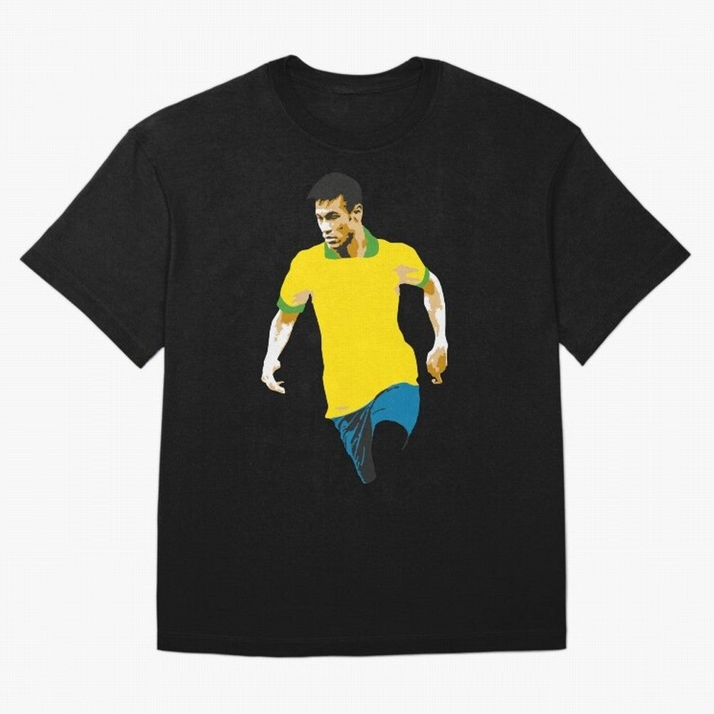 Neymar Essential T-Shirt Honor the Beautiful Game during Global Football Passion for FIFA World Cup 2026, Filled with CR7 and Messi, Brazil, Portugal and Argentina, Championship Spirit, Famous Goals, Roaring Crowds and International Football Unity;