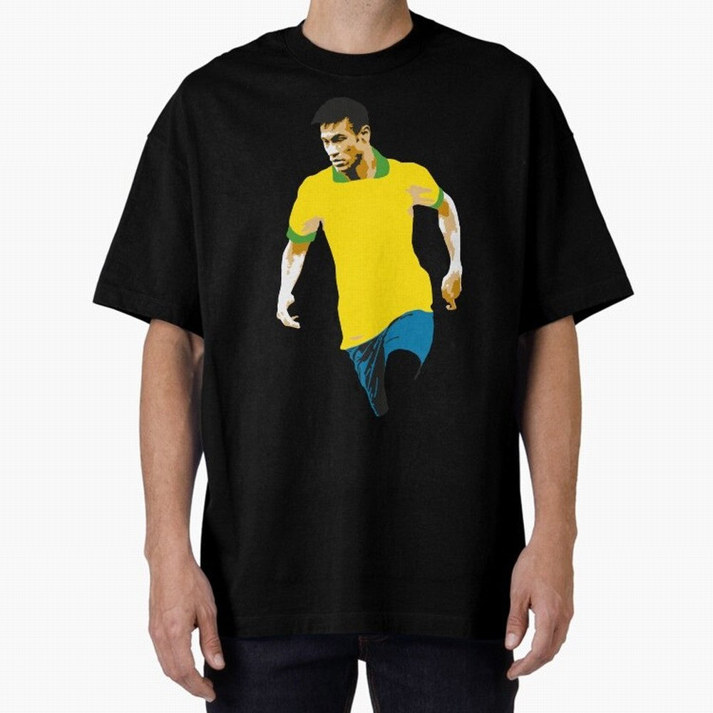 Neymar Essential T-Shirt Honor the Beautiful Game during Global Football Passion for FIFA World Cup 2026, Filled with CR7 and Messi, Brazil, Portugal and Argentina, Championship Spirit, Famous Goals, Roaring Crowds and International Football Unity;