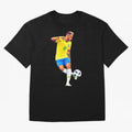 Neymar Oversized T-Shirt Carry FIFA World Cup 2026 Connected to Mbappe and Neymar, Portugal, Spain and Germany Energy, Sports Nostalgia, International Competition, Famous Players and Unforgettable Victories; Perfect for People Who Love Argentina,
