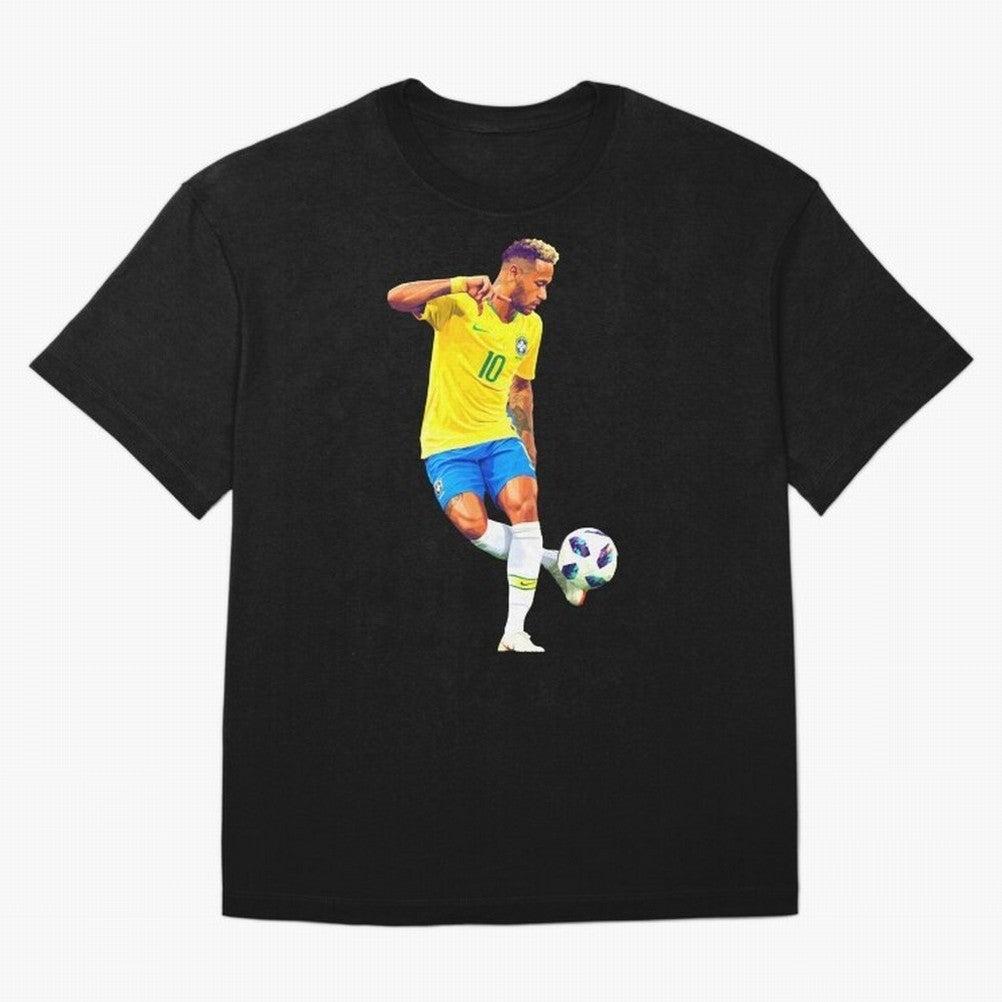 Neymar Oversized T-Shirt Carry FIFA World Cup 2026 Connected to Mbappe and Neymar, Portugal, Spain and Germany Energy, Sports Nostalgia, International Competition, Famous Players and Unforgettable Victories; Perfect for People Who Love Argentina,