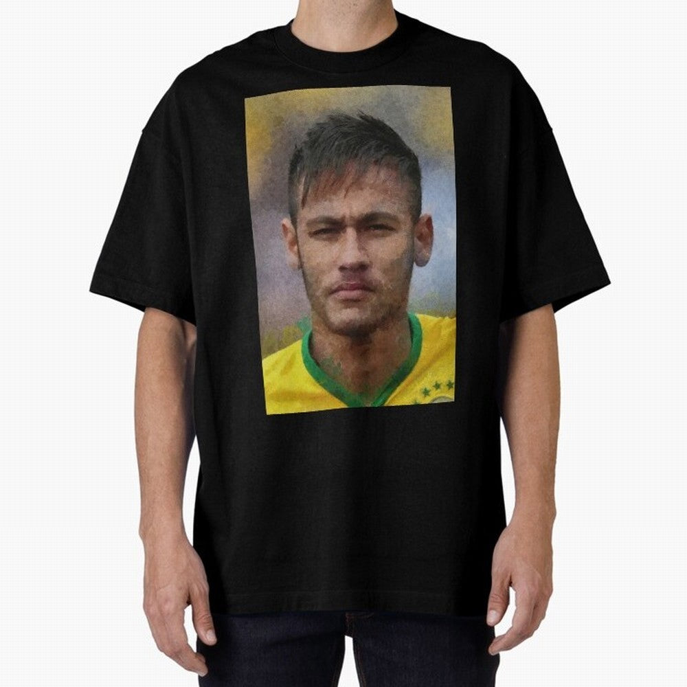 Neymar Oversized T-Shirt Upgrade Global Football Passion for FIFA World Cup 2026 Group Stage, Built around Cristiano Ronaldo, Haaland and CR7, Germany, Stadium Memories, Football Loyalty, International Chants and Championship Tradition; Ideal for