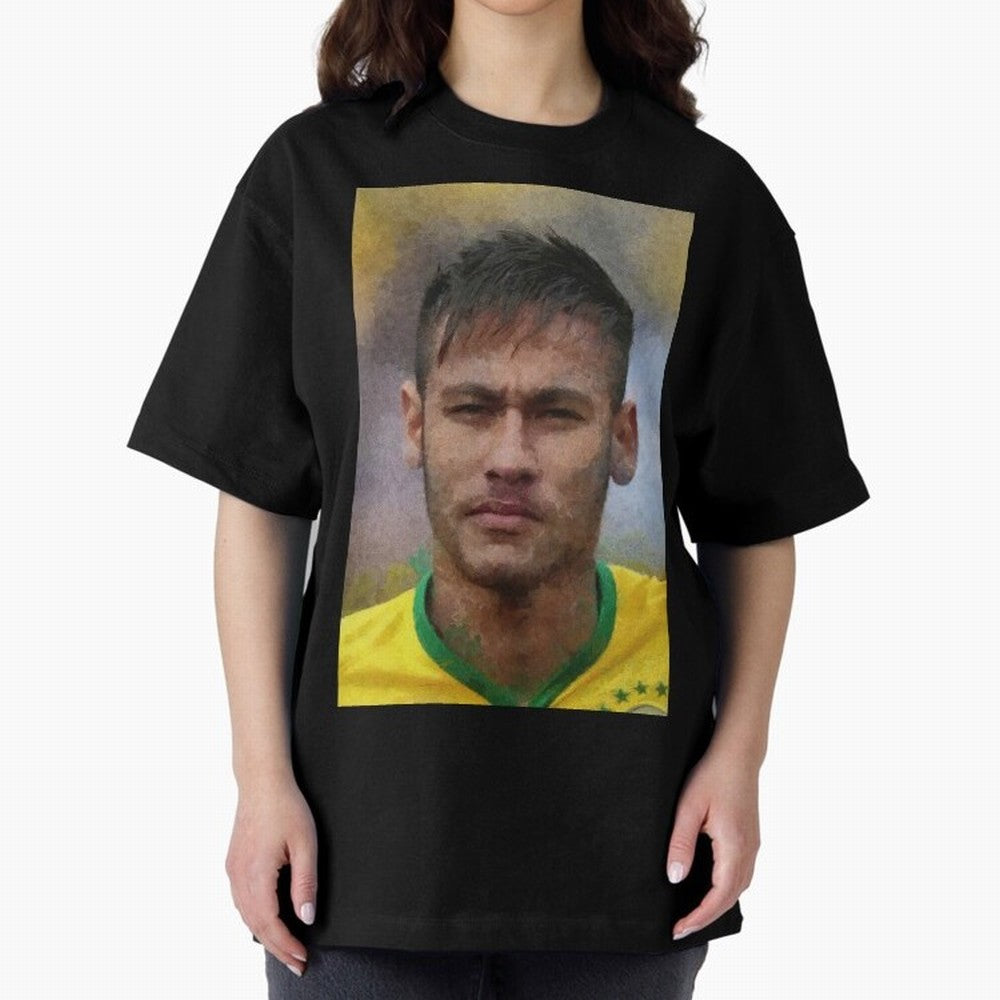 Neymar Oversized T-Shirt Upgrade Global Football Passion for FIFA World Cup 2026 Group Stage, Built around Cristiano Ronaldo, Haaland and CR7, Germany, Stadium Memories, Football Loyalty, International Chants and Championship Tradition; Ideal for