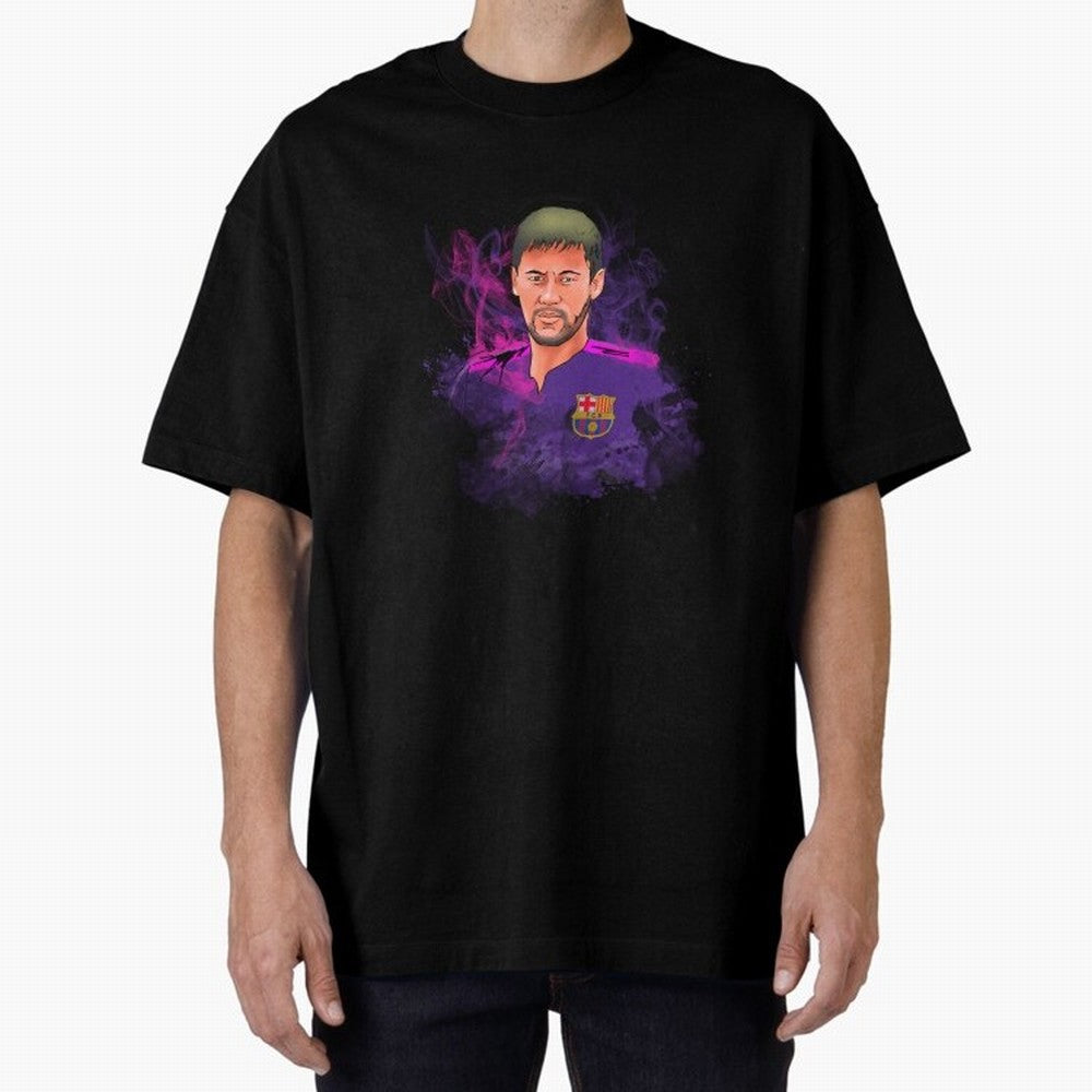 Neymar Oversized T-Shirt Show Love for Legendary Goals in FIFA World Cup 2026 USA Canada Mexico Made for Mbappe, Brazil Energy, Stadium Chants, National Pride, Trophy Dreams and Unforgettable Football Memories; Perfect for Supporters Who Want Bold