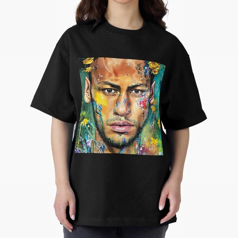 Neymar Oversized T-Shirt Bring a Vintage Feel to FIFA World Cup 2026 for Fans of Cristiano Ronaldo, Haaland and CR7 and Argentina, Bringing Classic Soccer Heritage, Championship Pressure, Fan Loyalty and International Pride; Perfect for People Who