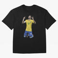 Neymar Brazil Celebration Sticker Essential T-Shirt Back the Journey through Match Day Hype around FIFA World Cup 2026, Mbappe and Neymar, Spain, Retro Football Energy, Iconic Rivalries, Trophy Chase Drama and Stadium Atmosphere; Made for Die Hard