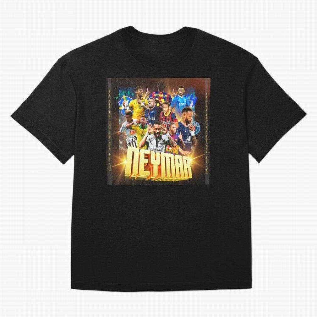Neymar Best of Career Classic T-Shirt Bring Global Tournament Vibes to Match Day Hype around FIFA World Cup 2026, CR7 and Messi, Germany, Tournament Hype, Historic Matchups, Family Viewing Parties and Global Sports Pride; Perfect for Fans,