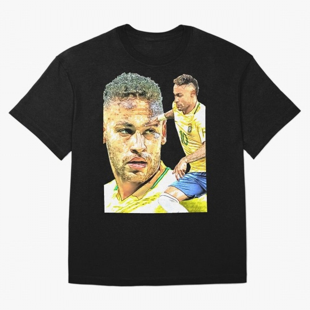 Neymar Futbol Oversized T-Shirt Feel the Trophy Chase of Match Day Hype around FIFA World Cup 2026, Messi, CR7 and Mbappe, Argentina and Brazil, Match Day Excitement, Supporter Culture, Golden Goals and Global Football Passion; Perfect for