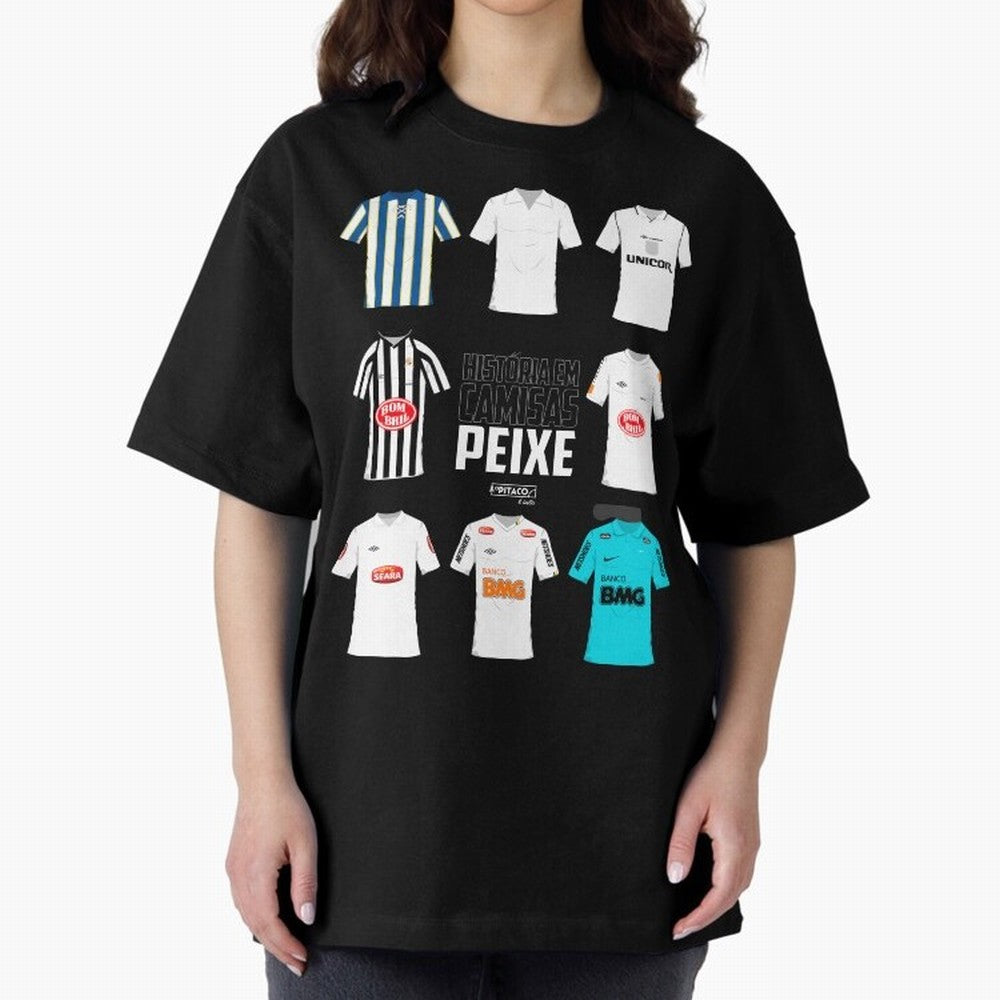 History in Shirts - Santos Classic T-Shirt Fuel Global Football Passion for FIFA World Cup 2026 Group Stage, with Messi and Cristiano Ronaldo, Portugal, Champion Mindset, Group Stage Buzz, Knockout Tension and Passionate Fan Culture; Ideal for Fans