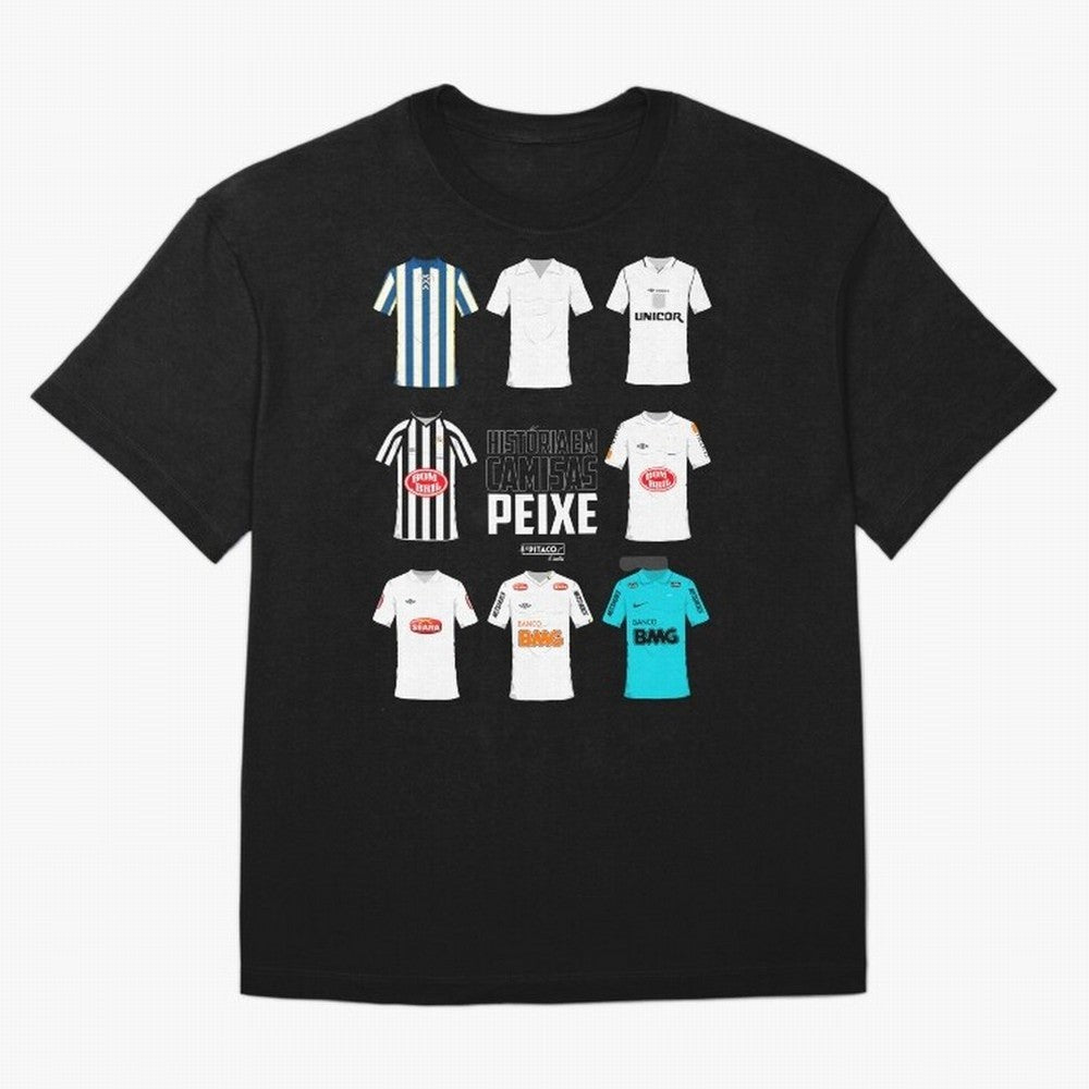 History in Shirts - Santos Classic T-Shirt Fuel Global Football Passion for FIFA World Cup 2026 Group Stage, with Messi and Cristiano Ronaldo, Portugal, Champion Mindset, Group Stage Buzz, Knockout Tension and Passionate Fan Culture; Ideal for Fans