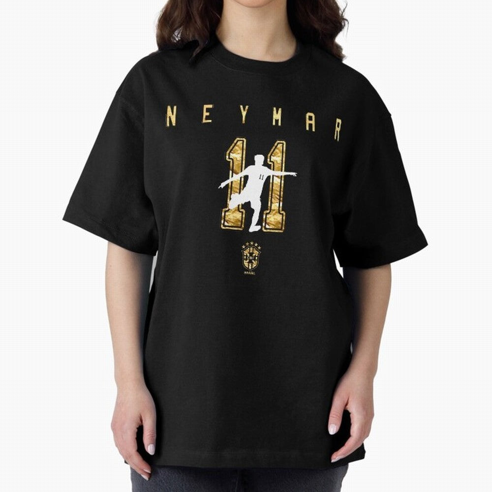 Neymar Gold Design Classic T-Shirt Represent the Passion of Match Day Hype around FIFA World Cup 2026 USA Canada Mexico, Messi, Argentina, Tournament Hype, Historic Matchups, Family Viewing Parties and Global Sports Pride; Perfect for Fans,